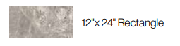 12″ x 24″ Rectangle