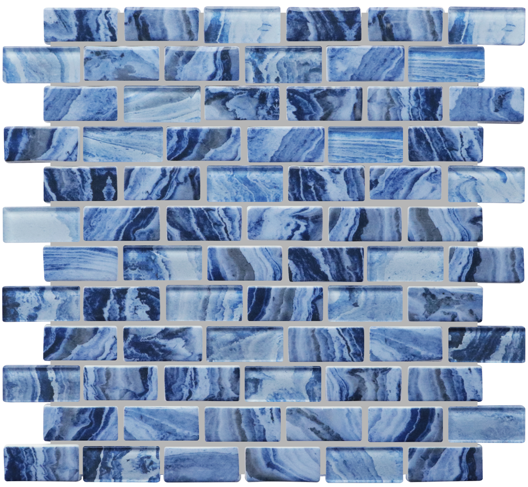 Aqua Aura Porcelain Tile and Glass Mosaics