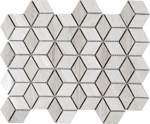 12"x9.5" Sand Dune Multi finish Limestone Mosaic