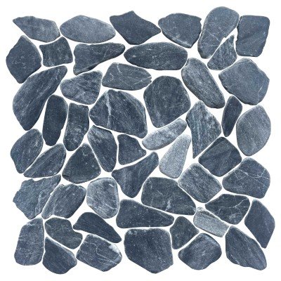 12"x12" Stormy Night Mix Matte Marble Mosaic
