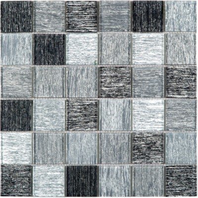 2"x2" Cloudy Allure Polished Glass Mosaic