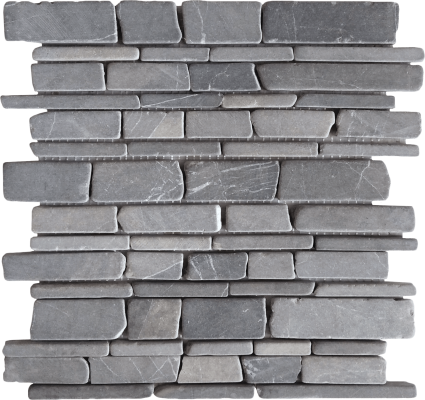 12"x1" Ashen Delight Random Mosaic