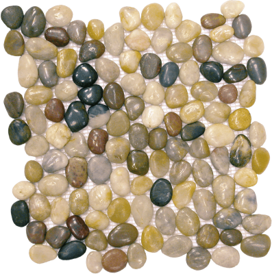 12"x12" Terra Luxe Polished Pebble Mosaic