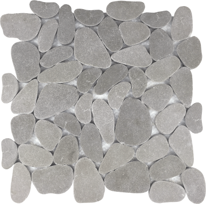 12"x12" Large Silver Mist Stone Mosaic