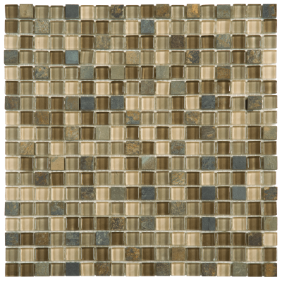 12"x12" Neutral Magic Glass Mosaic