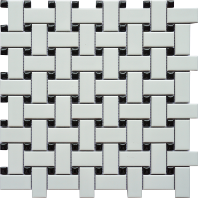 Lattice Weave Porcelain Mosaics
