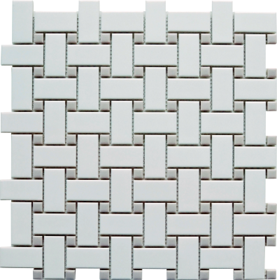 Lattice-Weave-White-Gray-Basket-Weave-Porc-Mosaic